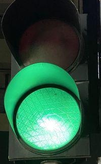 Close-up of road signal