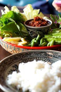 Close-up of food in plate