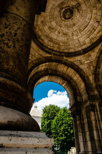 Low angle view of historical building