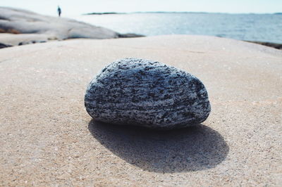 Pebbles on shore