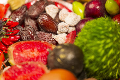 Full frame shot of fruits