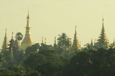 Low angle view of temple