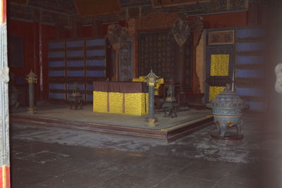 Exterior of old building at home