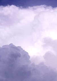 Low angle view of cloudscape against sky