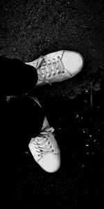 Low section of people standing on floor