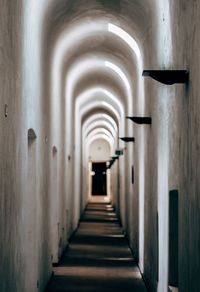 Empty corridor of building