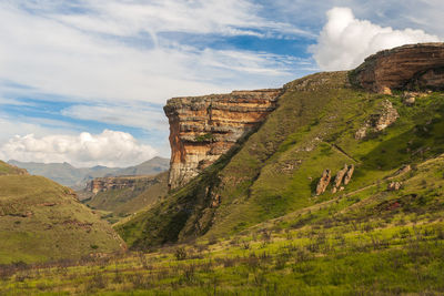 Panoramic view of landscape against sky