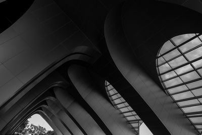 Low angle view of ceiling of building