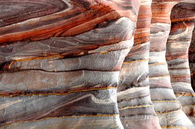 Rock formations at canyon