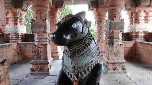 Statue of historic temple