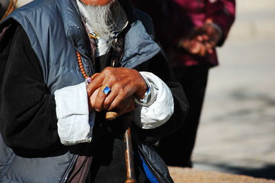 Aged tibetan elderly