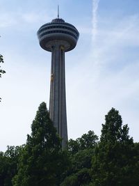 Low angle view of eiffel tower