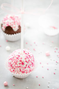 Close-up of cupcakes