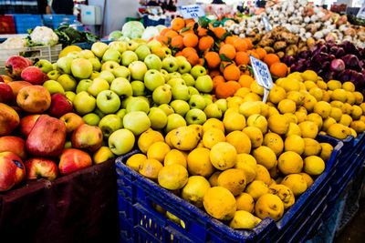 Close-up of fruits for sale at market