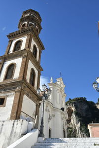 A church of the old town of atrani in amalfi coast. 