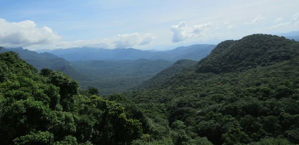 Scenic view of mountains