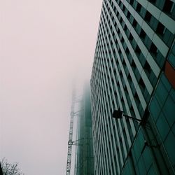 Low angle view of modern building