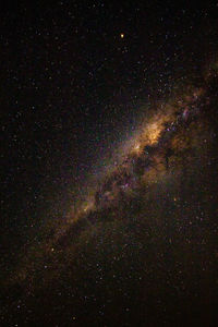 Low angle view of star field at night