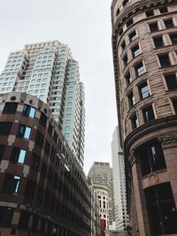 Low angle view of buildings against sky