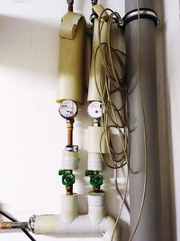 Close-up of electric lamp