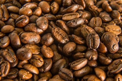 Full frame shot of coffee beans