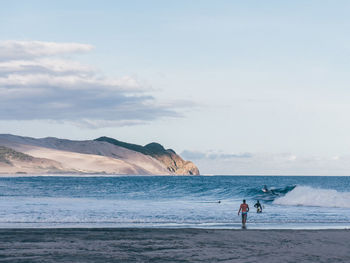 View of beach against sky