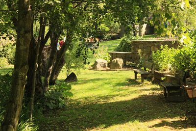 View of cemetery