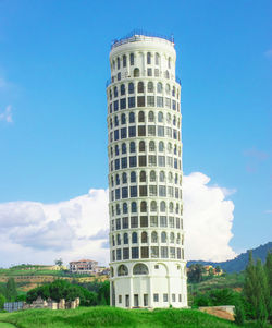 Low angle view of historical building against sky