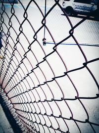 Full frame shot of chainlink fence