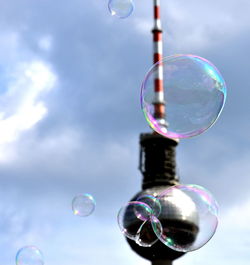 Close-up of bubbles