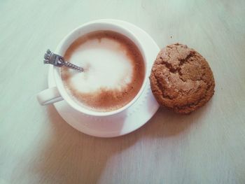 Close-up of coffee cup