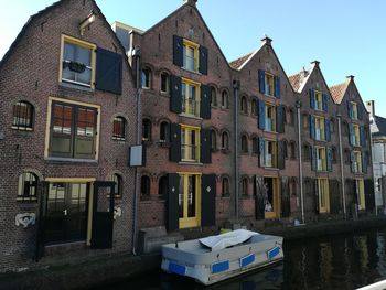 View of residential buildings against sky