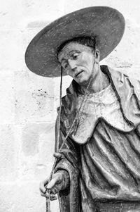 Close-up of sculpture