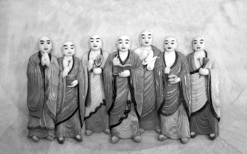 View of stuffed toys