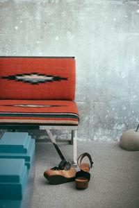 Close-up of book on table