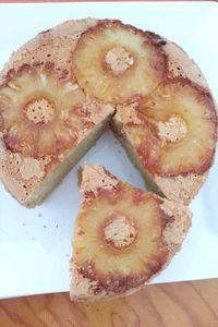 Close-up of bread on table