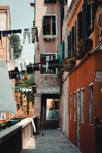 Street amidst buildings in town