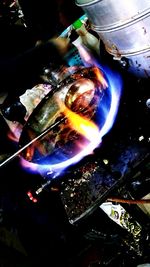 Close-up of human hand