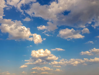 Low angle view of clouds in sky