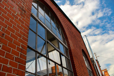 Low angle view of building against sky