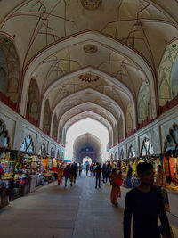 Group of people in historic building