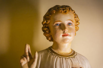 Portrait of young woman looking away