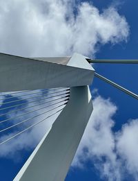 Low angle view of modern building against sky