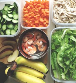 Full frame shot of vegetables in market