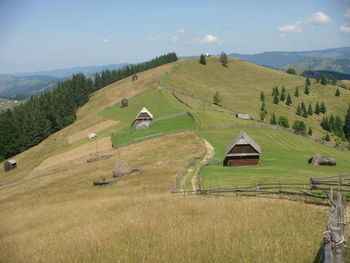 Scenic view of landscape against sky