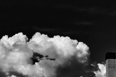 Low angle view of buildings against sky