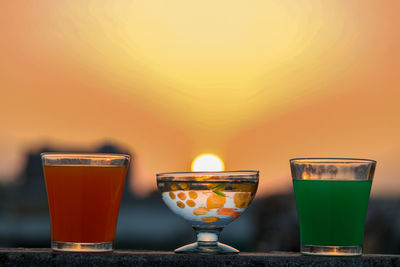 Close-up of drink on table