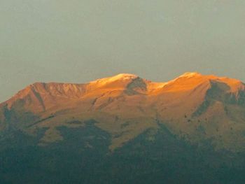 Scenic view of mountains