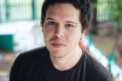 Portrait of young man