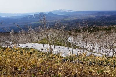 Scenic view of mountains